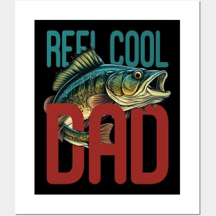 Reel Cool Dad Fisherman Daddy Father's Day Gifts Fishing Posters and Art